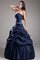 Abito Quinceanera in Taffeta con Increspato con Perline A-Line Radiosa