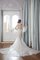 Abito da sposa sensuale appariscente in pizzo sirena particolare senza strap
