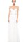 Abito da Sposa con Nastro in Chiffon Cuore con Criss-cross Lunghi