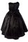 Abito da Cerimonia Bambini Ball Gown Cappellino Tondo Senza Maniche in Raso