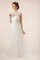 Abito da Sposa Shiena Sheer tradizionale in Pizzo Vintage Naturale