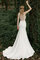 Abito da sposa sensuale pudica senza maniche shiena sheer splendido convenzionale