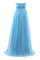 Abito da sera Moderno in Chiffon con Cristino Cerniera A-Line