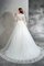 Abito da Sposa Lunghi Cerniera Ball Gown Naturale con Fiore