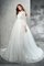Abito da Sposa Lunghi Cerniera Ball Gown Naturale con Fiore