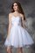 Abito Homecoming Principessa Cuore in Organza A-Line Cerniera