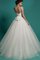 Abito da Sposa in Organza Cuore A Terra Allacciato Senza Maniche