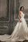 Abito da sposa coda a strascico corto pudica alla moda particolare a terra lunghi