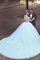 Abito da Sposa Coda A Strascico Corto Naturale Fuori dalla spalla Ball Gown in Tulle