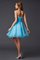 Abito Homecoming Alta Vita Senza Maniche in Tulle A-Line Principessa