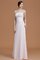 Abito da Damigella con Increspato in Chiffon Cerniera A Terra Senza Strap