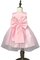 Abito da Cerimonia Bambini Ball Gown con Fiore Al Ginocchio Senza Maniche Alta Vita