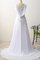 Abito da Sposa con Festone in Chiffon a Riva Spazzola Treno A-Line