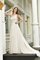 Abito da sposa sbalorditivo lunghi sogno senza maniche in stain elastico in pizzo