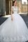 Abito da Sposa Cerniera Radiosa con Manica Corte Lunghi con Applique