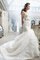 Abito da Sposa Schiena Nuda Sirena Cuore Coda A Strascico Corto con Seghettato