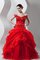 Abito Quinceanera Ball Gown con Stropicciato con Perline con Ricamo Fuori dalla spalla