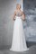 Abito da Sposa Senza Maniche Principessa Alta Vita A-Line in Chiffon