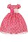 Abito da Cerimonia Bambini A-Line Quadrato con Fiore con Manica Corte