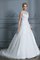 Abito da sposa ball gown pudica shiena sheer decorato naturale carino