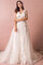 Abito da sposa a sala alternativo vintage in tulle in pizzo splendido