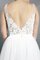 Abito da Sposa in Pizzo A Terra in Tulle A-Line Naturale