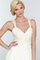 Abito da Sposa Coda A Strascico Cappella con Fiocco con Criss-cross in Organza A-Line