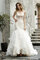 Abito da sposa particolare bella seducente elegante con increspature cerniera