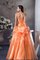 Abito Quinceanera con Fiore con Applique Ball Gown con Increspature Cuore