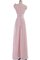 Abito mamma sposa Cerniera in Chiffon Monospalla con Increspato Senza Maniche