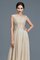 Abito Mamma Sposa A-Line con Increspature Principessa in Chiffon Naturale