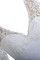 Abito da Sposa in Chiffon Moderno Profondo V-scollo Al Ginocchio Lungo