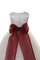 Abito da Cerimonia Bambini Alta Vita con Fiocco Senza Maniche Ball Gown Alla Caviglia