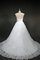 Abito da Sposa in Pizzo A Terra A-Line Cappellino con Perline
