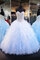 Abito quinceanera senza maniche con cristino strano a sala a terra sbalorditivo