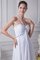 Abito da Sposa Medievale A-Line Monospalla a Riva con Festone