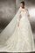 Abito da sposa lunghi convenzionale in pizzo in pizzo bellissima a terra