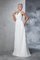 Abito da Sposa Senza Maniche Principessa Alta Vita A-Line in Chiffon