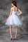 Abito Homecoming Principessa Cuore in Organza A-Line Cerniera