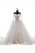 Abito da Sposa in Organza in Pizzo in Pizzo Naturale in Tulle