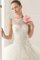 Abito da Sposa Moderno Stravagante Pudica Shiena Sheer Bassa