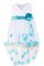 Abito da Cerimonia Bambini Alta Vita con Manica Corte Senza Maniche Cappellino con Fiore