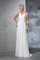 Abito da Sposa Senza Maniche Principessa Alta Vita A-Line in Chiffon