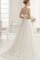 Abito da Sposa A Terra con Fiocco Largo in Tulle A-Line