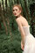 Abito da sposa senza maniche abbagliante in pizzo a-line cerniera particolare