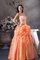 Abito Quinceanera con Fiore con Applique Ball Gown con Increspature Cuore