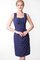 Abito mamma sposa con Perline con Increspato con Festone Naturale in Chiffon