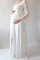 Abito da sposa in pizzo a sala con maniche lunghe incantevole in chiffon alta vita