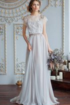 Abito da Sposa Vintage in Tulle a Riva A-Line Formale E Informale