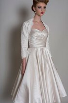 Abito da Sposa con Criss-cross in Raso Moderno Semplice Sensuale